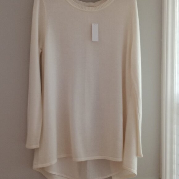 'Soft Surroundings' Long Sleeve Lightweight Fine Knit Top Size PM NWT - Picture 1 of 15